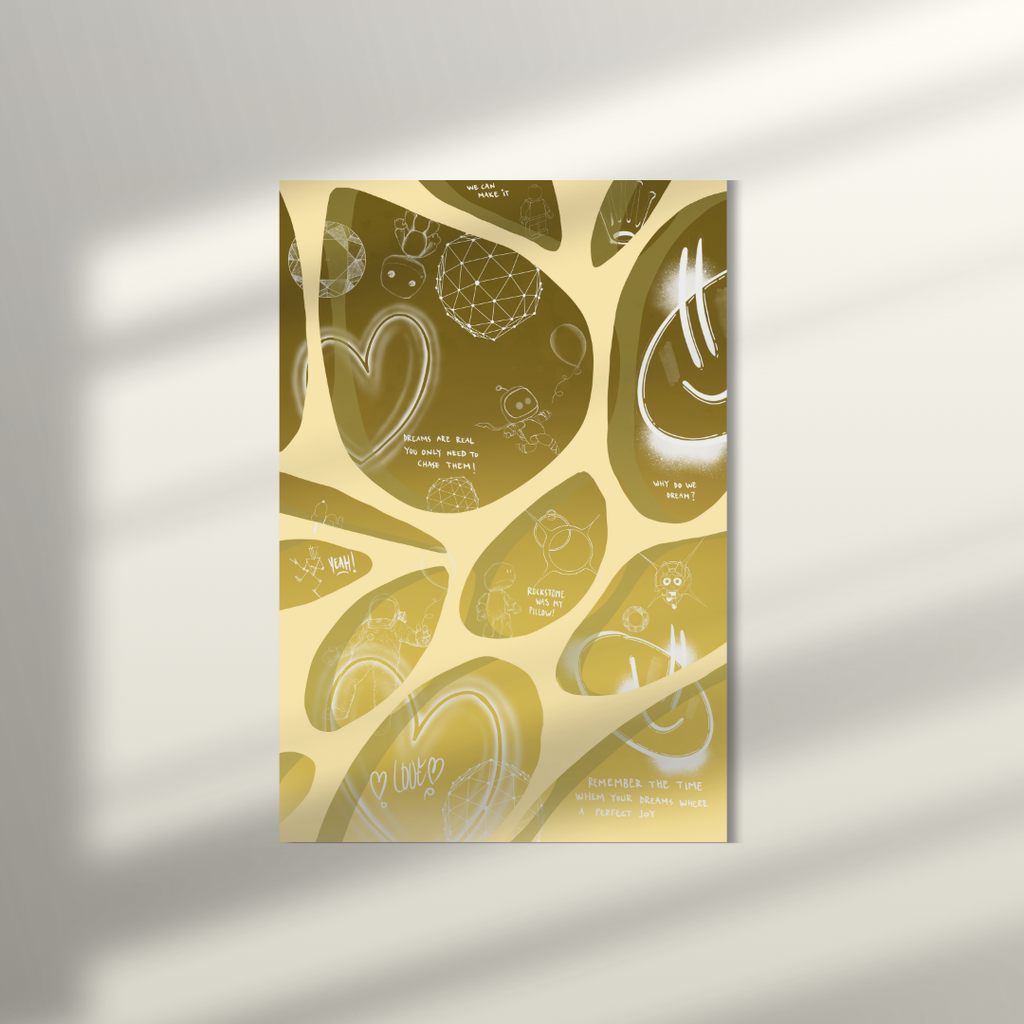 SEASON 1 FINE ART PRINT // Younger dreams // yellow edition