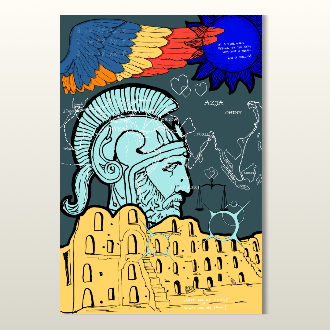 SEASON 1 FINE ART PRINTS EDITION // Where are we going from // green beige edition