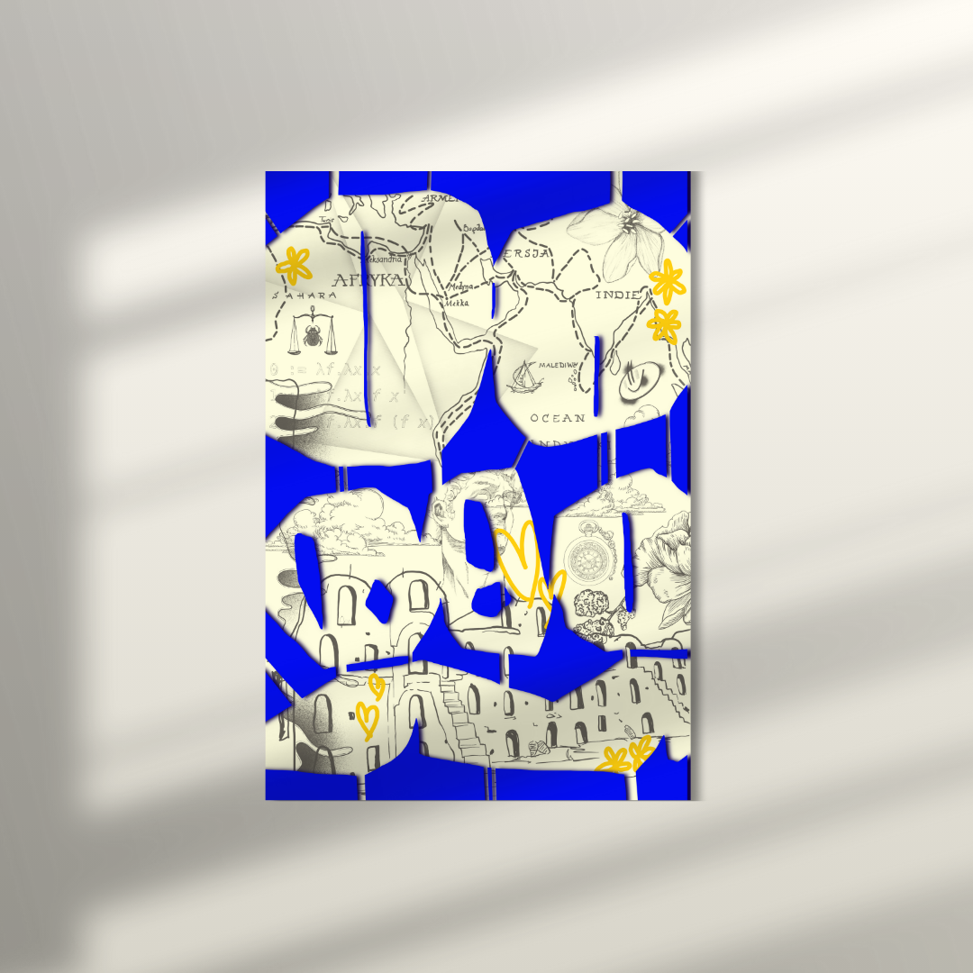 SEASON 1 FINE ART PRINT EDITION // Behind flat rocks // blue creme edition