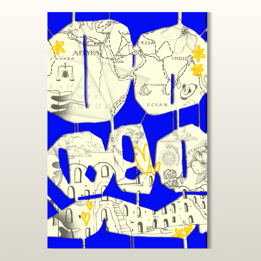 SEASON 1 FINE ART PRINT EDITION // Behind flat rocks // blue creme edition