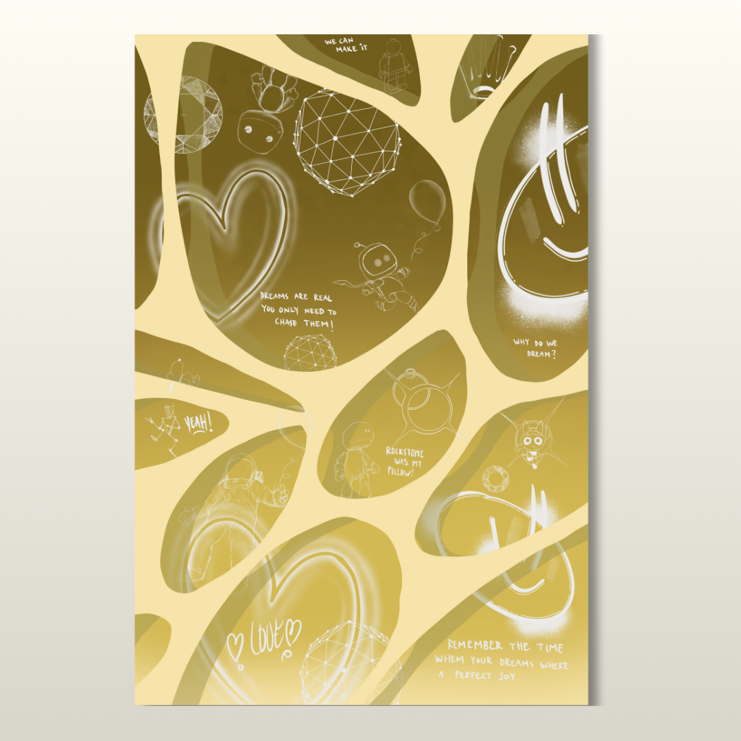 SEASON 1 FINE ART PRINT // Younger dreams // yellow edition