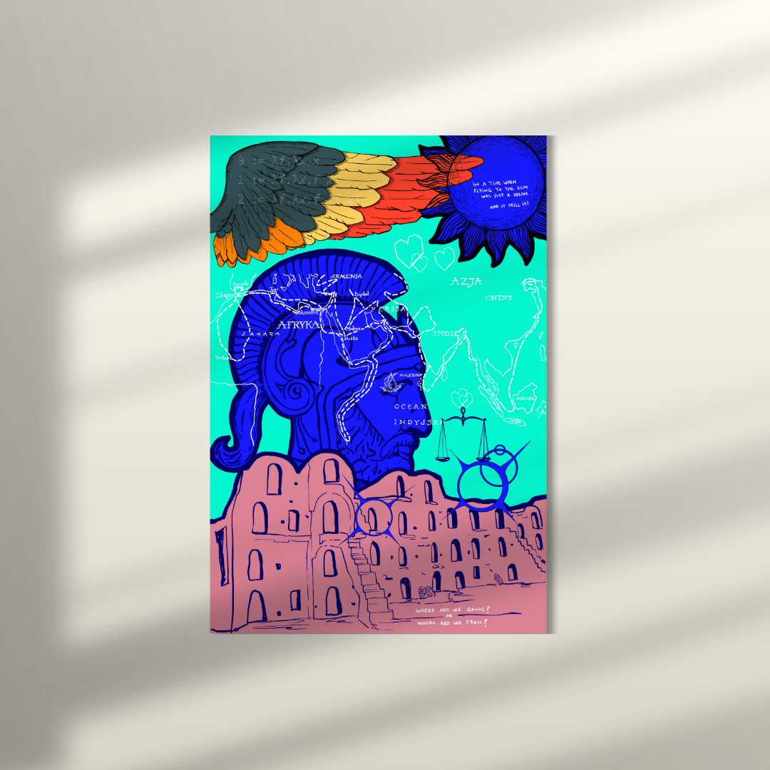 SEASON 1 FINE ART PRINT // Where ar we going from // blue edition