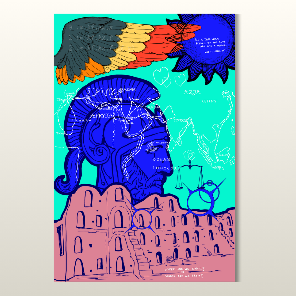 SEASON 1 FINE ART PRINT // Where ar we going from // blue edition