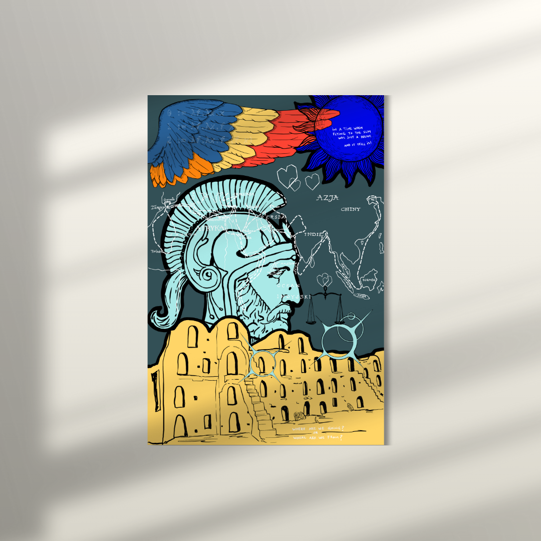 SEASON 1 FINE ART PRINTS EDITION // Where are we going from // green beige edition