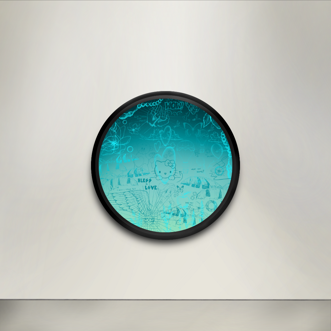 SEASON 1 LIMITED EDITION // Hello Kitty// cyan dark fade edition