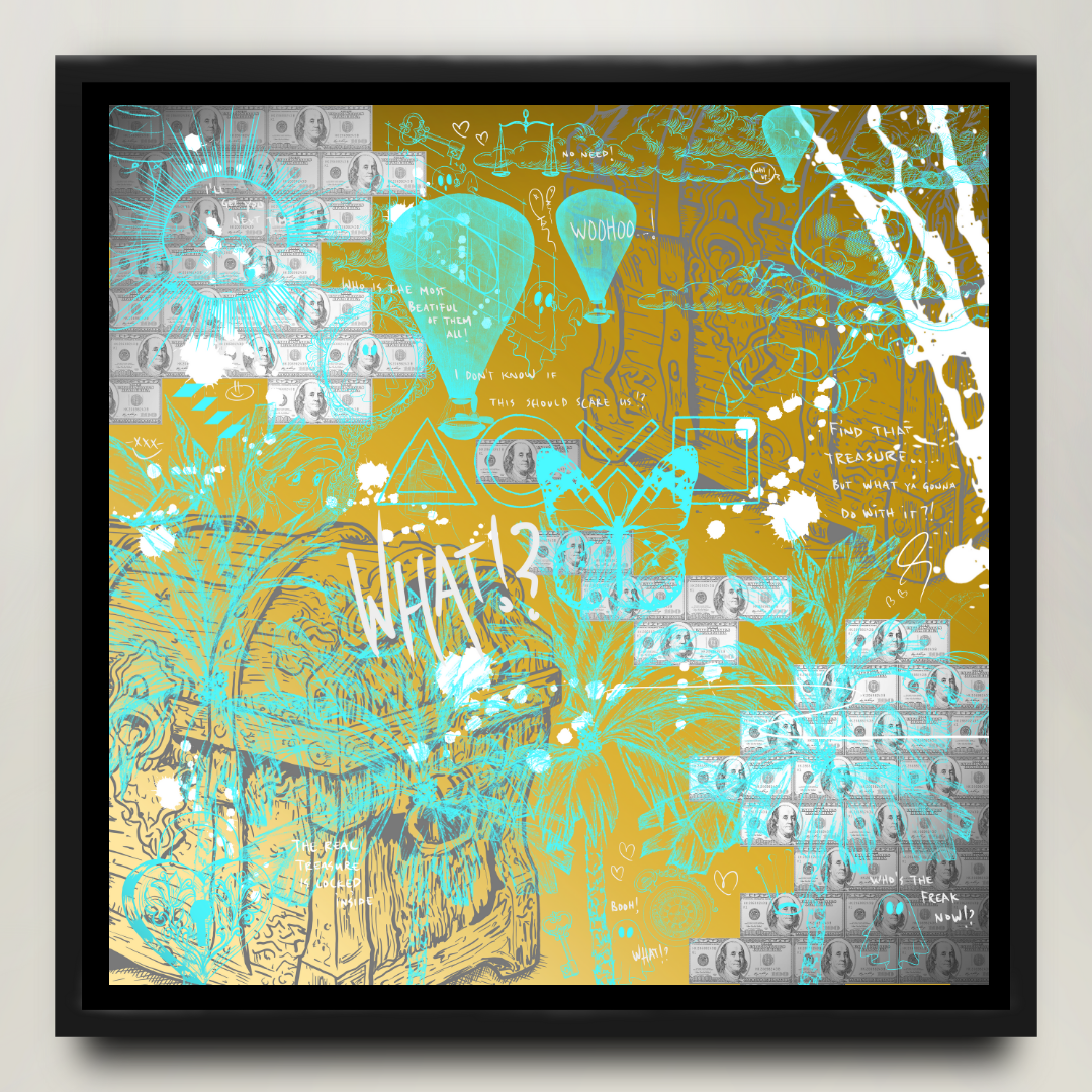 SEASON 1 EXCLUSIVE EDITION // Treasure locked inside // yellow cyan edition